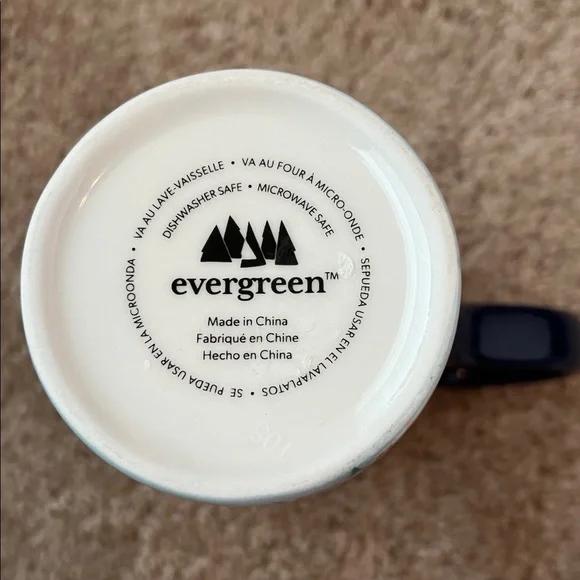 NWOT Evergreen Dragonfly Ceramic Mug with Lid - Picture 8 of 8